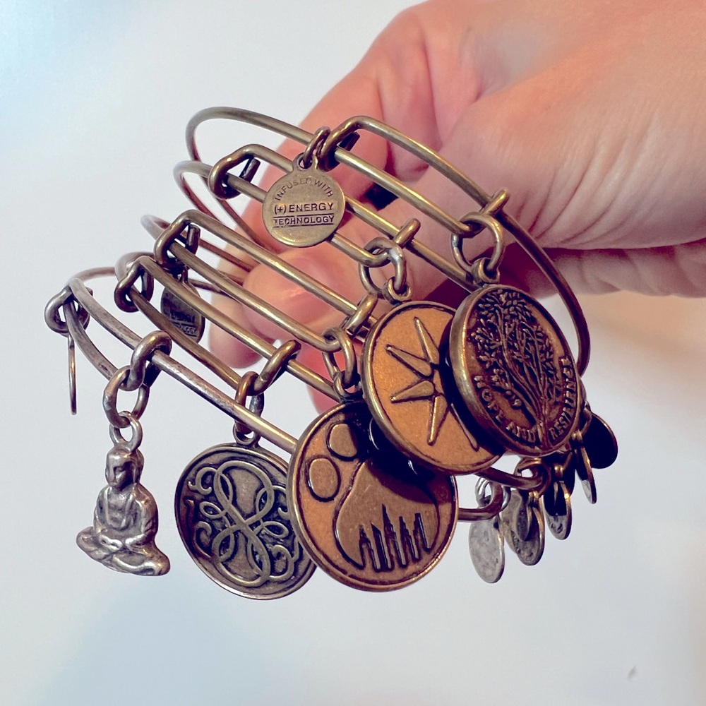 Bundle of 5 Alex and Ani Bracelets